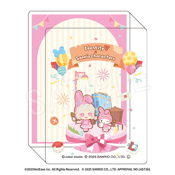 『IdentityV 第五人格×サンリオキャラクターズ』アクリルブロック 応援団×マイメロディ
