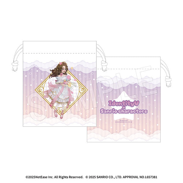 『IdentityV 第五人格×サンリオキャラクターズ』ミニ巾着 「心理学者」×リトルツインスターズ(ララ)