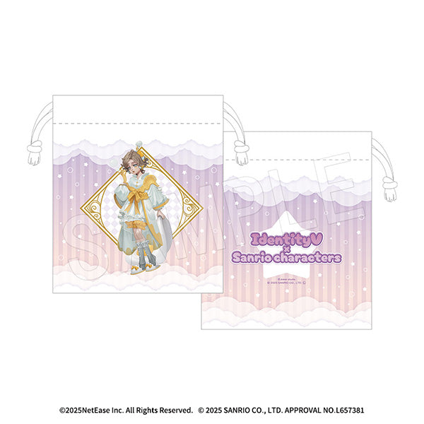 『IdentityV 第五人格×サンリオキャラクターズ』ミニ巾着 気象学者×ぐでたま