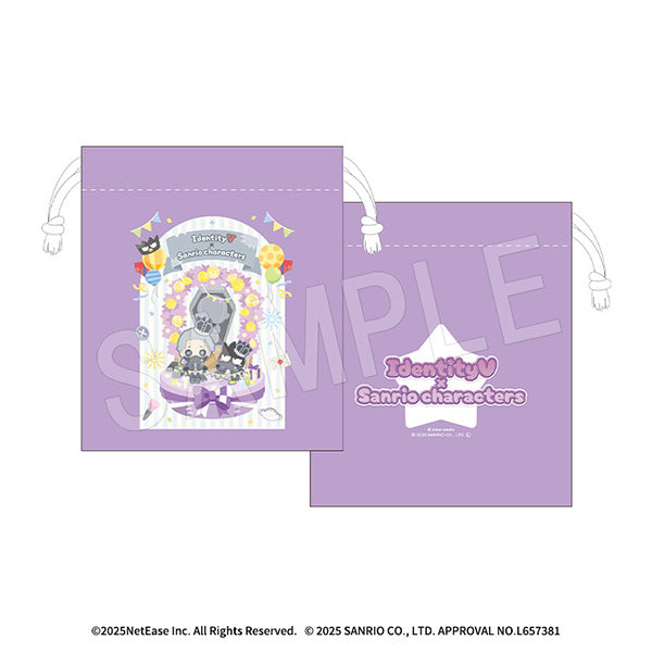 『IdentityV 第五人格×サンリオキャラクターズ』ミニ巾着 納棺師×バッドばつ丸