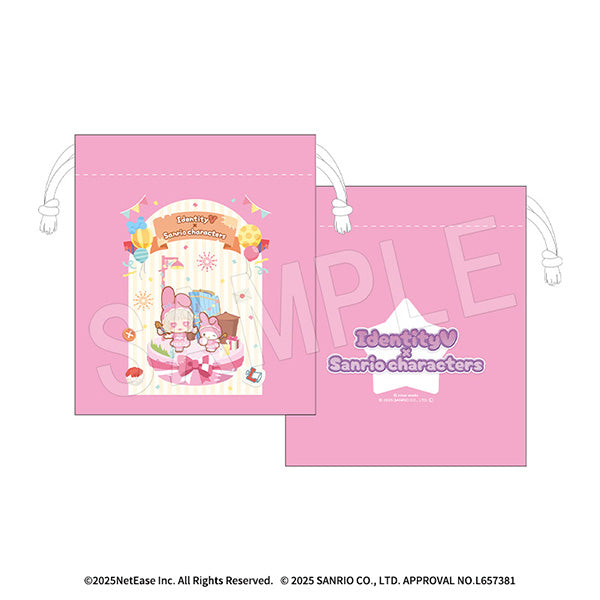 『IdentityV 第五人格×サンリオキャラクターズ』ミニ巾着 応援団×マイメロディ
