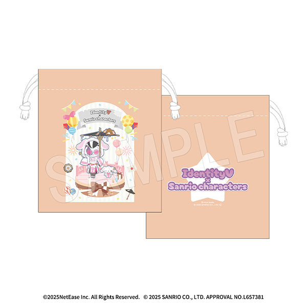 『IdentityV 第五人格×サンリオキャラクターズ』ミニ巾着 白無常×シュガーバニーズ(しろうさ)