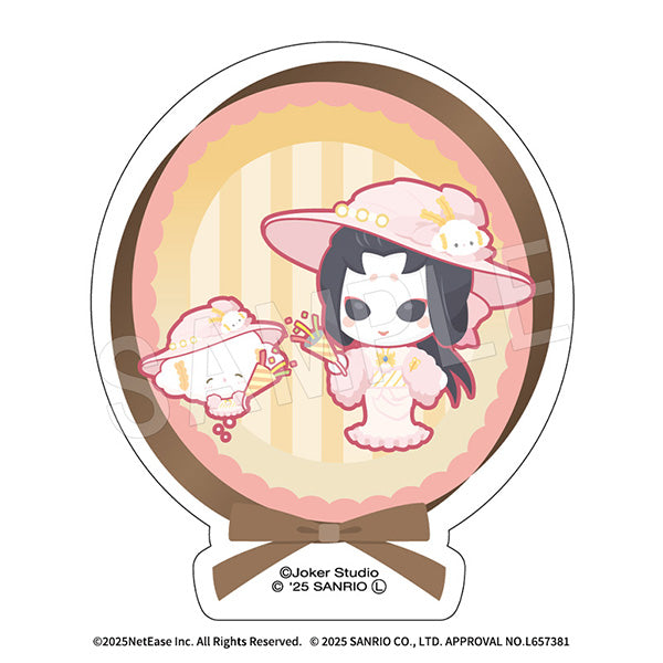 『IdentityV 第五人格×サンリオキャラクターズ』ダイカットステッカー 芸者×こぎみゅん