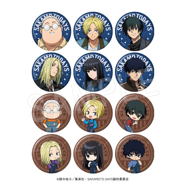 『SAKAMOTO DAYS』トレーディングマット缶バッジ デニムVer.【BOX】