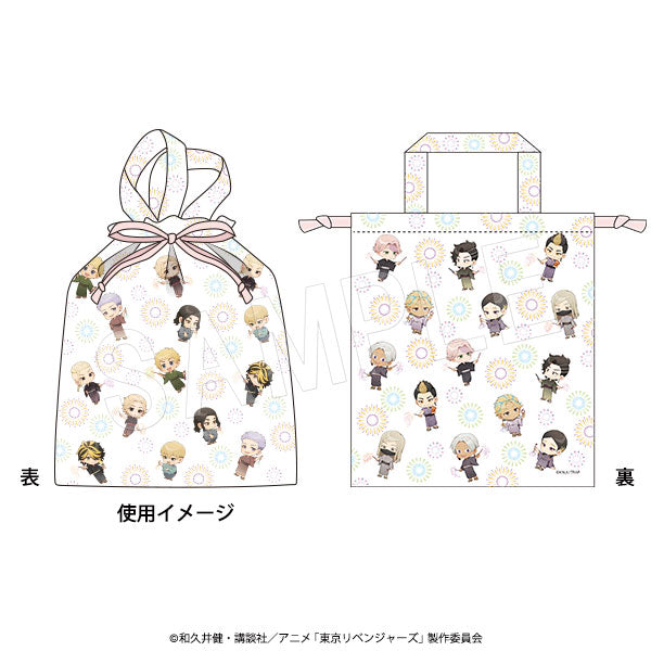 『東京リベンジャーズ』ちりめん風リボン巾着バッグ