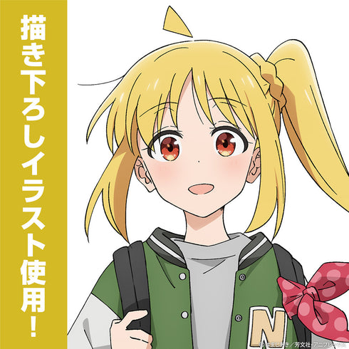 アニメ『ぼっち・ざ・ろっく!』描き下ろし 伊地知虹夏 フルグラフィックTシャツ ストリートファッションVer. /WHITE