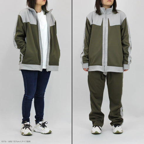 『機動戦士ガンダム』ジオン公国軍 ノーマルスーツ デザインジャージ 上下セット XL