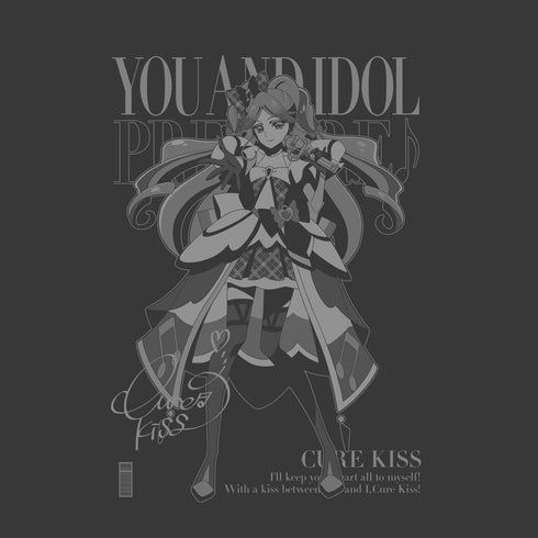 『キミとアイドルプリキュア♪』キュアキッス Tシャツ ホワイト L