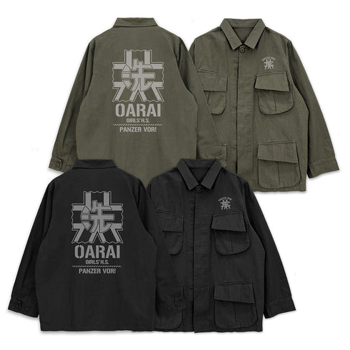 『ガールズ&パンツァー 最終章』大洗女子学園 ファティーグジャケット Ver.2.0 モス L