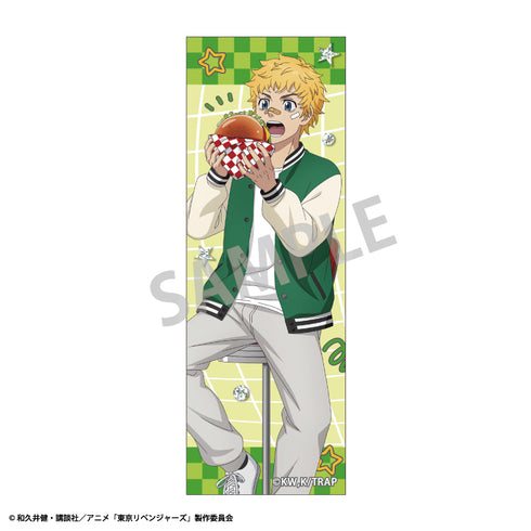 『東京リベンジャーズ』ロングスクエア缶バッジ 花垣 武道/Welcome diner