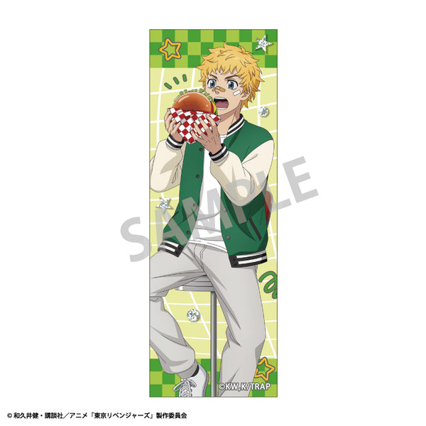 『東京リベンジャーズ』ロングスクエア缶バッジ 花垣 武道/Welcome diner