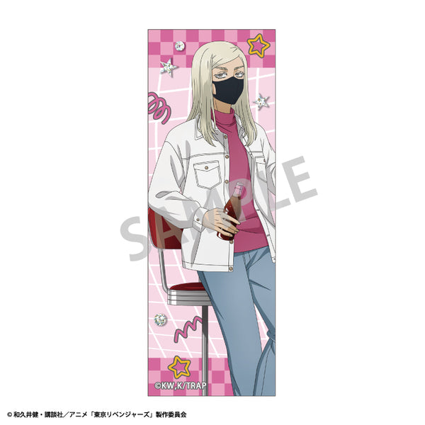 『東京リベンジャーズ』ロングスクエア缶バッジ 三途 春千夜/Welcome diner