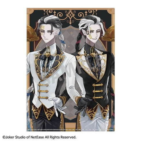『Identity V/第五人格』A4シングルクリアファイル_ 白黒無常_メイド&バトラー×スチームパンク