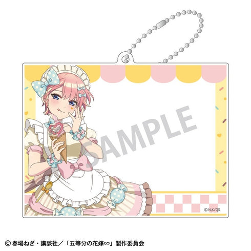 『五等分の花嫁』フォトフレームアクリルキーホルダー_中野一花/アイス屋さん