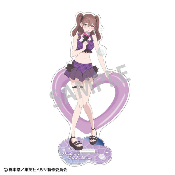 『2.5次元の誘惑』アクリルスタンド_橘美花莉/水着×バブルガン