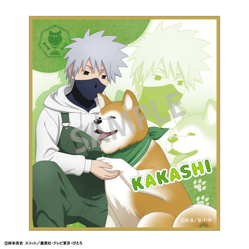 『NARUTO』トレーディングミニ色紙/少年期×アニマル【BOX】