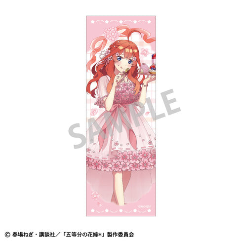 『五等分の花嫁』ロングスクエア缶バッジ_中野五月/桜アフタヌーンティー