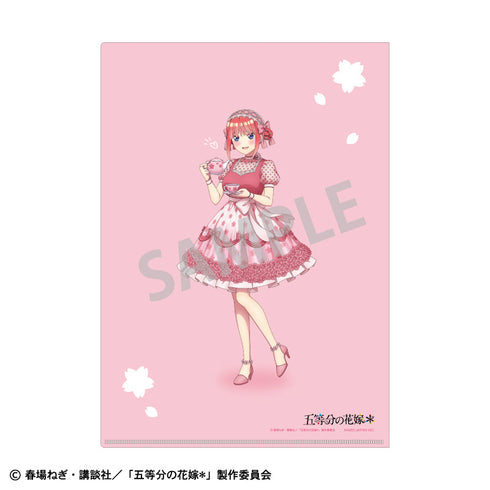 『五等分の花嫁』A4シングルクリアファイル_中野二乃/桜アフタヌーンティー