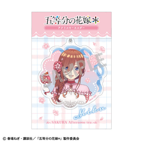 『五等分の花嫁』アクリルキーホルダー_中野三玖/桜アフタヌーンティー