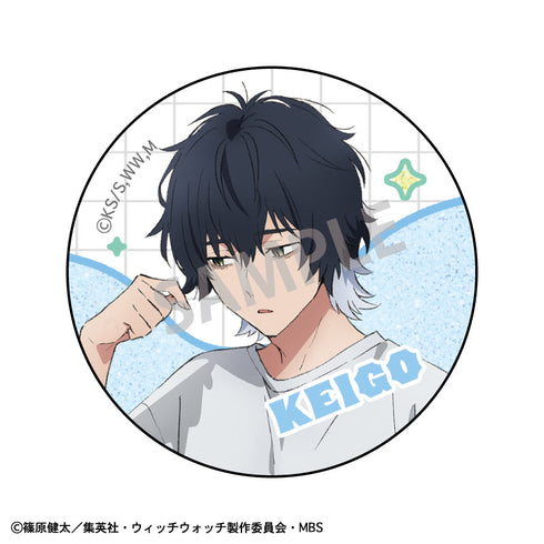 『ウィッチウォッチ』トレーディンググリッター缶バッジ【BOX】