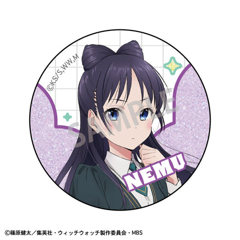 『ウィッチウォッチ』トレーディンググリッター缶バッジ【BOX】