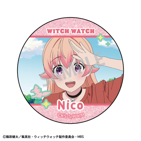 『ウィッチウォッチ』トレーディンググリッター缶バッジ【BOX】