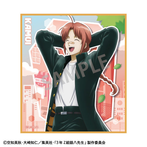 『3年Z組銀八先生』トレーディングミニ色紙/登校風景【BOX】