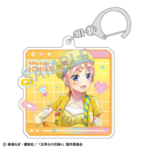 『五等分の花嫁*』アクリルキーホルダー_中野一花/配信者なりきり