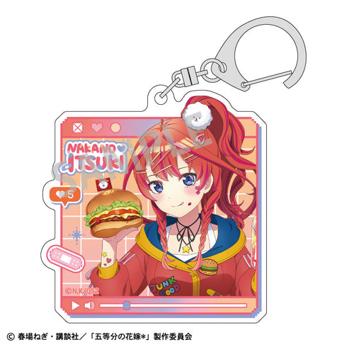 『五等分の花嫁*』アクリルキーホルダー_中野五月/配信者なりきり