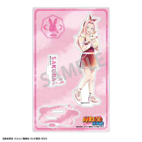 『NARUTO-ナルト‐疾風伝』アクリルスタンド_春野サクラ/少年期×アニマル/カミアニTOUCH