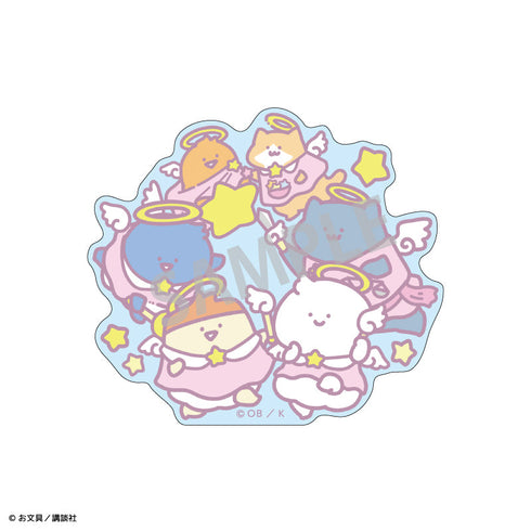 『お文具といっしょ』ミニデコステッカー みんなてんし/てんしとあくま