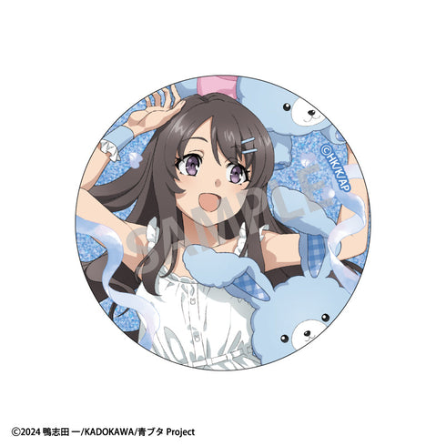 『青春ブタ野郎はサンタクロースの夢を見ない』トレーディンググリッター缶バッジ_うさぬいだっこ【BOX】