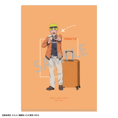 『NARUTO-ナルト- 疾風伝』A4シングルクリアファイル_うずまきナルト/ぶらっと旅の巻!