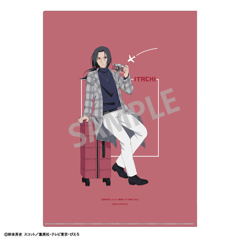 『NARUTO-ナルト- 疾風伝』A4シングルクリアファイル_うちはイタチ/ぶらっと旅の巻!