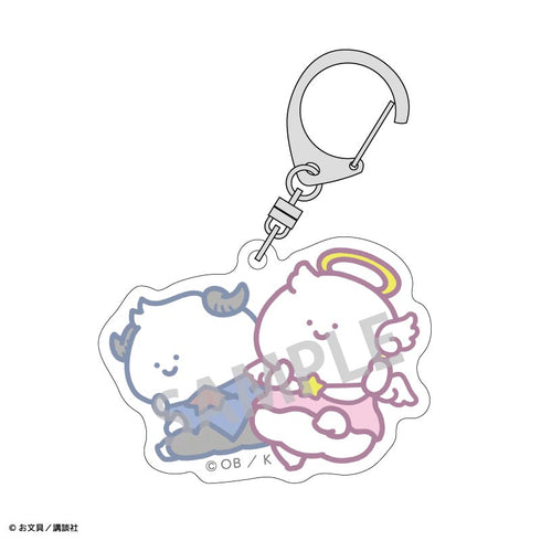 『お文具といっしょ』【BOX】トレーディングアクリルキーホルダー/てんしとあくま