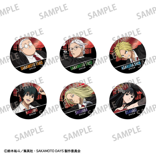 『SAKAMOTO DAYS』トレーディングメタル缶バッジ/正装バトルアクション【BOX】