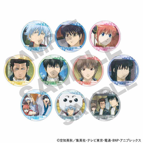 『銀魂』トレーディングホログラム缶バッジ【BOX】