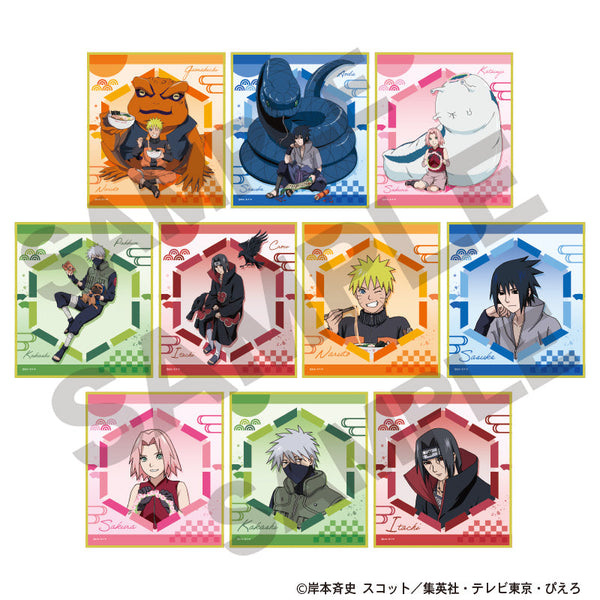 『NARUTO』トレーディングミニ色紙 一休み【BOX】