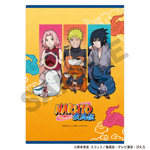『NARUTO』シングルクリアファイル ナルト/サスケ/サクラ 一休み
