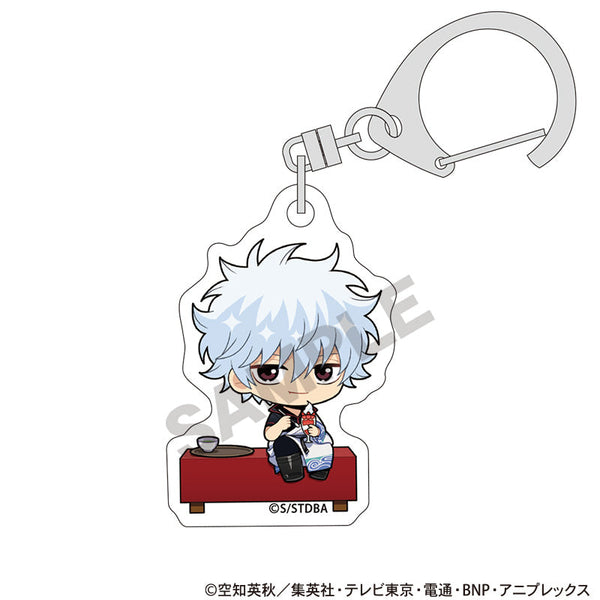 『銀魂』ミニアクリルキーホルダー 坂田銀時 ひとやすみ ミニキャラ