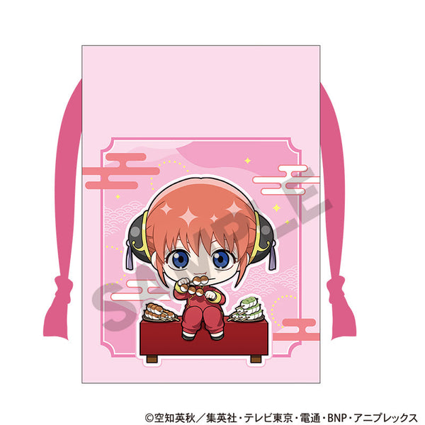 『銀魂』巾着 神楽 ひとやすみ ミニキャラ