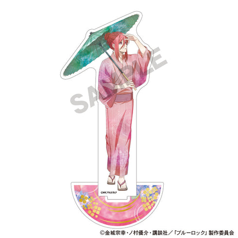 『ブルーロック』箔押しアクリルスタンド 千切豹馬 五月雨 ニュアンスカラー