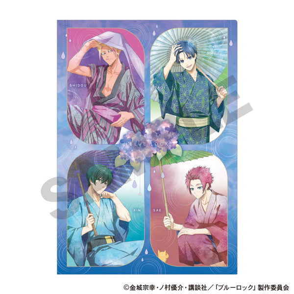 『ブルーロック』シングルクリアファイル 五月雨 ニュアンスカラー 青
