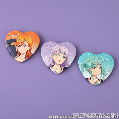 『ラブライブ!スーパースター!!』ハート形キャラバッジコレクション【BOX】