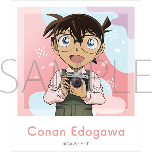『名探偵コナン』ステッカー/江戸川コナン、お花見