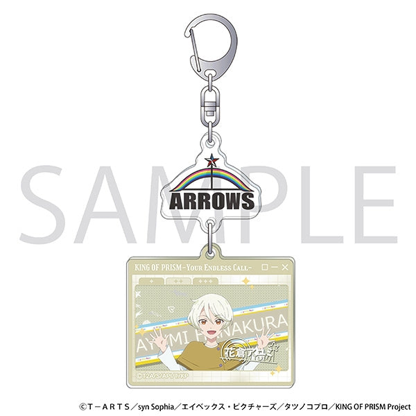 『KING OF PRISM』自己紹介アクリルキーホルダー/花倉アユミ