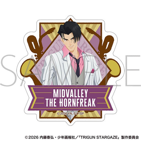 『TRIGUN STARGAZE』ステッカー/ミッドバレイ・ザ・ホーンフリーク