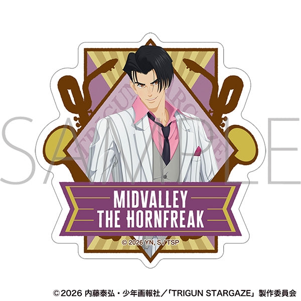 『TRIGUN STARGAZE』ステッカー/ミッドバレイ・ザ・ホーンフリーク