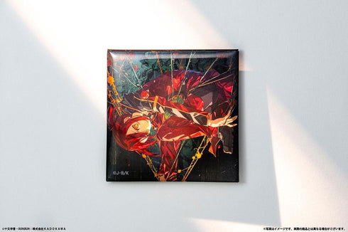 『abec/BUNBUN』20th Exhibition CHARACTERS メタリックスクエア缶バッジ『薔薇のマリア』