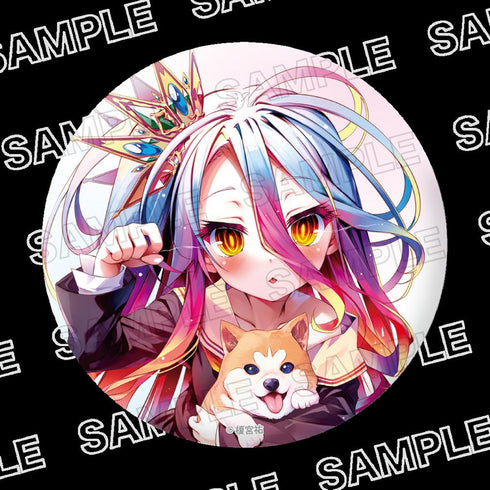 『ライトノベル展2025』ホログラム缶バッジ ノーゲーム・ノーライフ